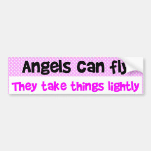 Angels Can Fly Bumpersticker