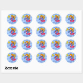 Angels Can Fly Ronde Sticker (Vel)
