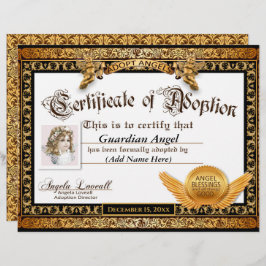 Angels™ Certificate of Adoption aannemen