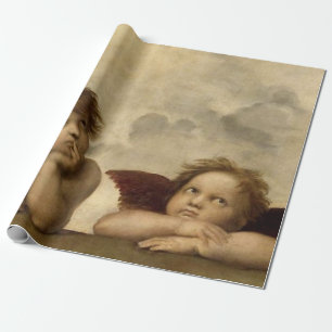 Angels Cherubs Raphael Santi Sistine Madonna Cadeaupapier