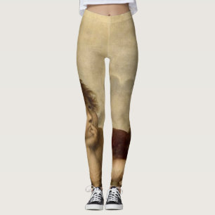 Angels Cherubs Raphael Santi Sistine Madonna Leggings
