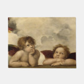 Angels Cherubs Raphael Santi Sistine Madonna Sweet Deurmat (Voorkant)