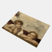 Angels Cherubs Raphael Santi Sistine Madonna Sweet Deurmat (Schuin)