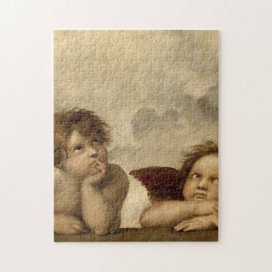 Angels Cherubs Raphael Santi Sistine Madonna Sweet Legpuzzel (Verticaal)