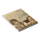 Angels Cherubs Raphael Santi Sistine Madonna Sweet Notitieblok (Schuin)