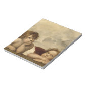 Angels Cherubs Raphael Santi Sistine Madonna Sweet Notitieblok (Linkerzijde)