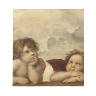 Angels Cherubs Raphael Santi Sistine Madonna Sweet Notitieblok
