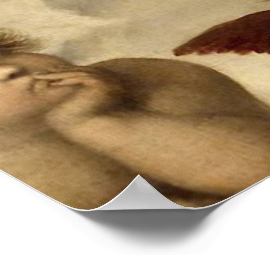 Angels Cherubs Raphael Santi Sistine Madonna Sweet Poster (Hoek)
