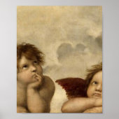 Angels Cherubs Raphael Santi Sistine Madonna Sweet Poster (Voorkant)