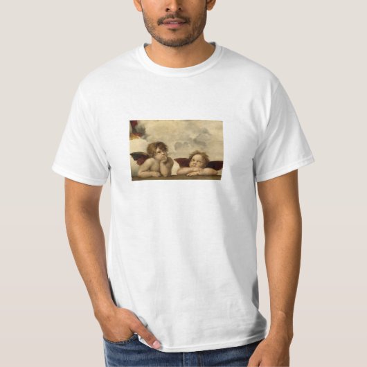 Angels Cherubs Raphael Santi Sistine Madonna Sweet T-shirt (Voorkant)