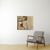 Angels Cherubs Raphael Santi Sistine Madonna Sweet Wandkleed (In Situ (horizontaal))