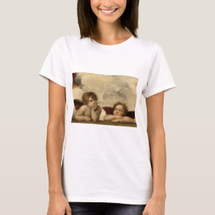 Angels Cherubs Raphael Santi Sistine Madonna T-shirt