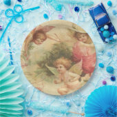Angels, Cherubs Vintage  Papieren Bordje (Feest)