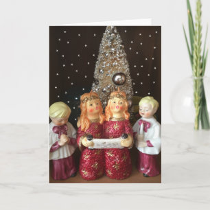 Angels & Choir Boys zingen Feestdagen Kaart