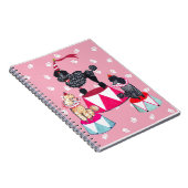 Angels Circus Poodle notebook van Gulliver Notitieboek (Rechterzijde)