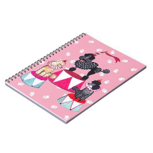 Angels Circus Poodle notebook van Gulliver Notitieboek (Linkerzijde)