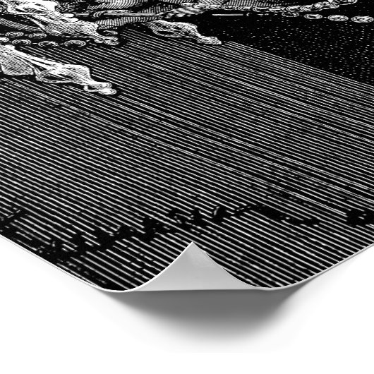 Angels Crystal Chandelier  kunst Poster (Hoek)