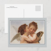 Angels, de eerste kus van Bouguereau Briefkaart (Voorkant / Achterkant)
