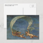 Angels Detail van Adonis Led door Cupids van Alban Briefkaart (Voorkant / Achterkant)