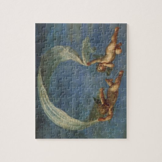 Angels Detail van Adonis Led door Cupids van Alban Legpuzzel (Verticaal)