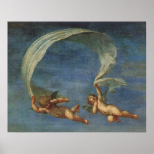 Angels Detail van Adonis Led door Cupids van Alban Poster