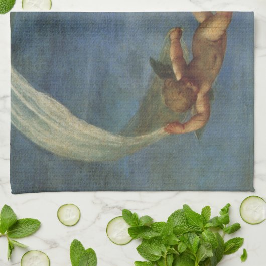 Angels Detail van Adonis Led door Cupids van Alban Theedoek (Gevouwen)