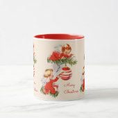 Angels die de Mok van de kerstboom decorteren (Midden)