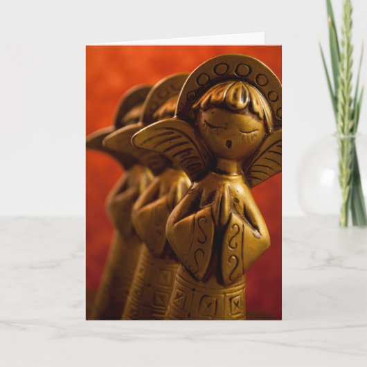 Angels die God uitdrijven! Feestdagen Kaart (Voorkant)