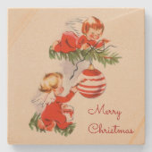 Angels die het Onderzetter van de kerstboom decort (Voorkant)