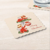 Angels die het Onderzetter van de kerstboom decort (Gebogen)