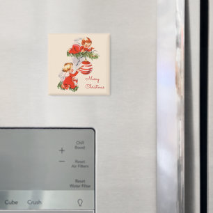 Angels die het Onderzetter van de kerstboom decort Magneet