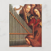 ANGELS DIE MUZIEK SPELEN, detail, Gehechtheid Briefkaart (Voorkant)