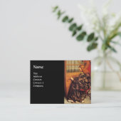 ANGELS DIE MUZIEK SPELEN, detail Visitekaartje (Staand voorkant)