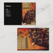 ANGELS DIE MUZIEK SPELEN, detail Visitekaartje (Voorkant / Achterkant)