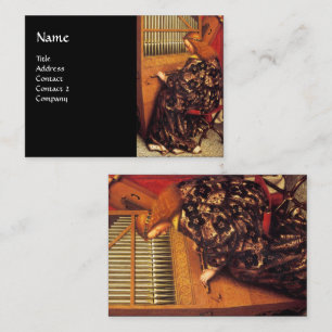 ANGELS DIE MUZIEK SPELEN, detail Visitekaartje