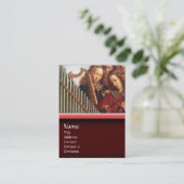 ANGELS DIE MUZIEK SPELEN, detail Visitekaartje (Staand voorkant)