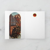 ANGELS DIE MUZIEK SPELEN FEESTDAGEN KAART (Binnen)