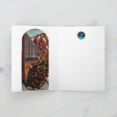 ANGELS DIE MUZIEK SPELEN FEESTDAGEN KAART (Binnen)