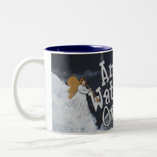 Angels die over mij Mok kijken (Links)