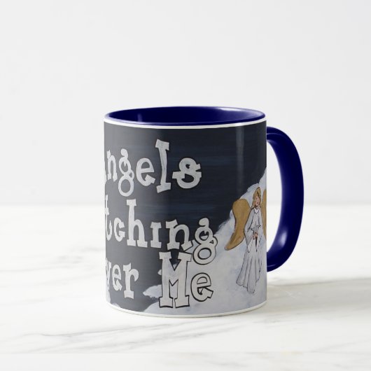 Angels die over mij Mok kijken (Voorkant rechts)