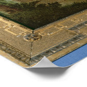 Angels die spelen met een vogel in een landschap poster (Hoek)