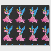 Angels die Trumpet afspelen Cadeaupapier (Vlak)