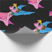 Angels die Trumpet afspelen Cadeaupapier (Hoek)