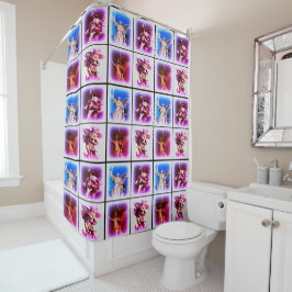 Angels Douchegordijn