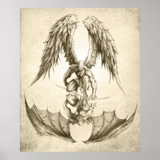 Angels en Demons - Reflectie Poster (Voorkant)
