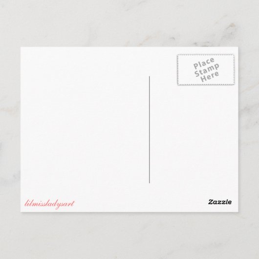 Angels en Dragons Briefkaart (Achterkant)