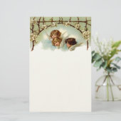 -Angels- en Flowers-smeltbakkerij Briefpapier (Staand voorkant)