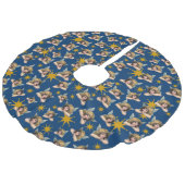  Angels en sterren Imitatie Linnen Kerstboom Rok (Gekanteld)