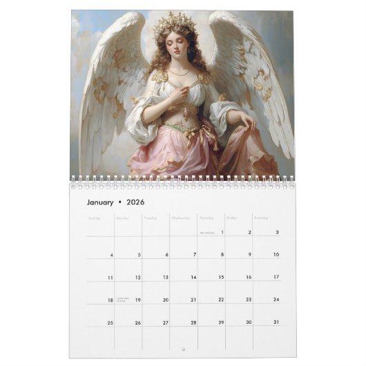 Angels – Engel 2026 Kalender (Jan 2026)