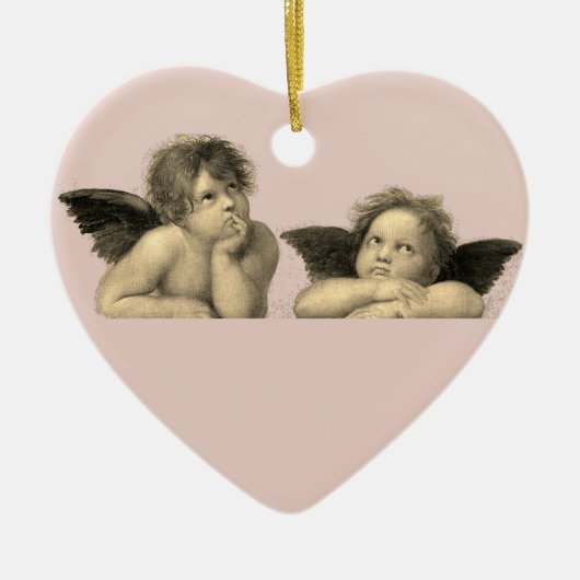 Angels Engel – Madonna Sixtina – Raphael – Raffael Keramisch Ornament (Voorkant)